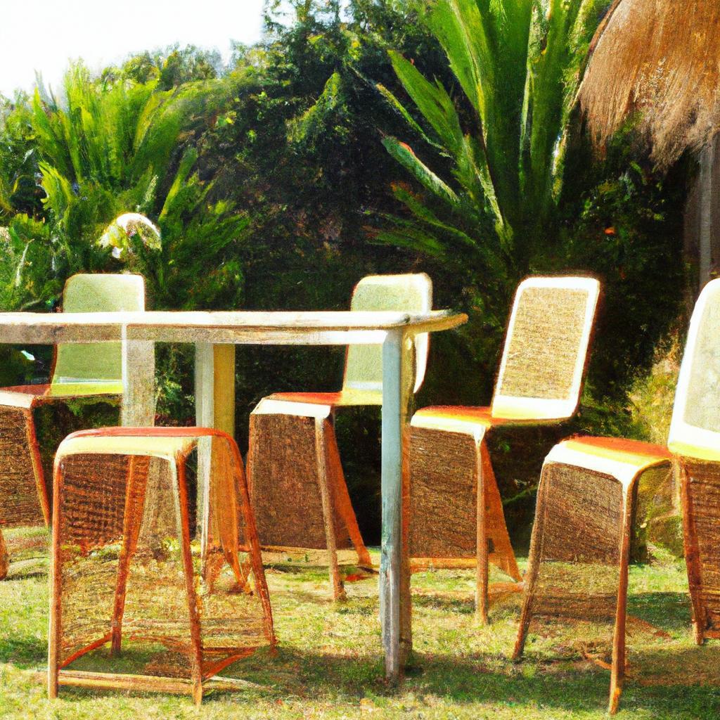 Inspire-se com Estilo boho feitas com cadeiras de plástico